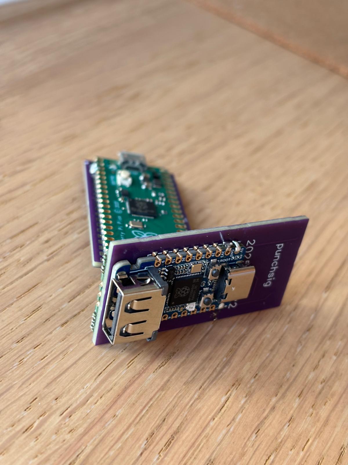 completed punchsig v1 assembly