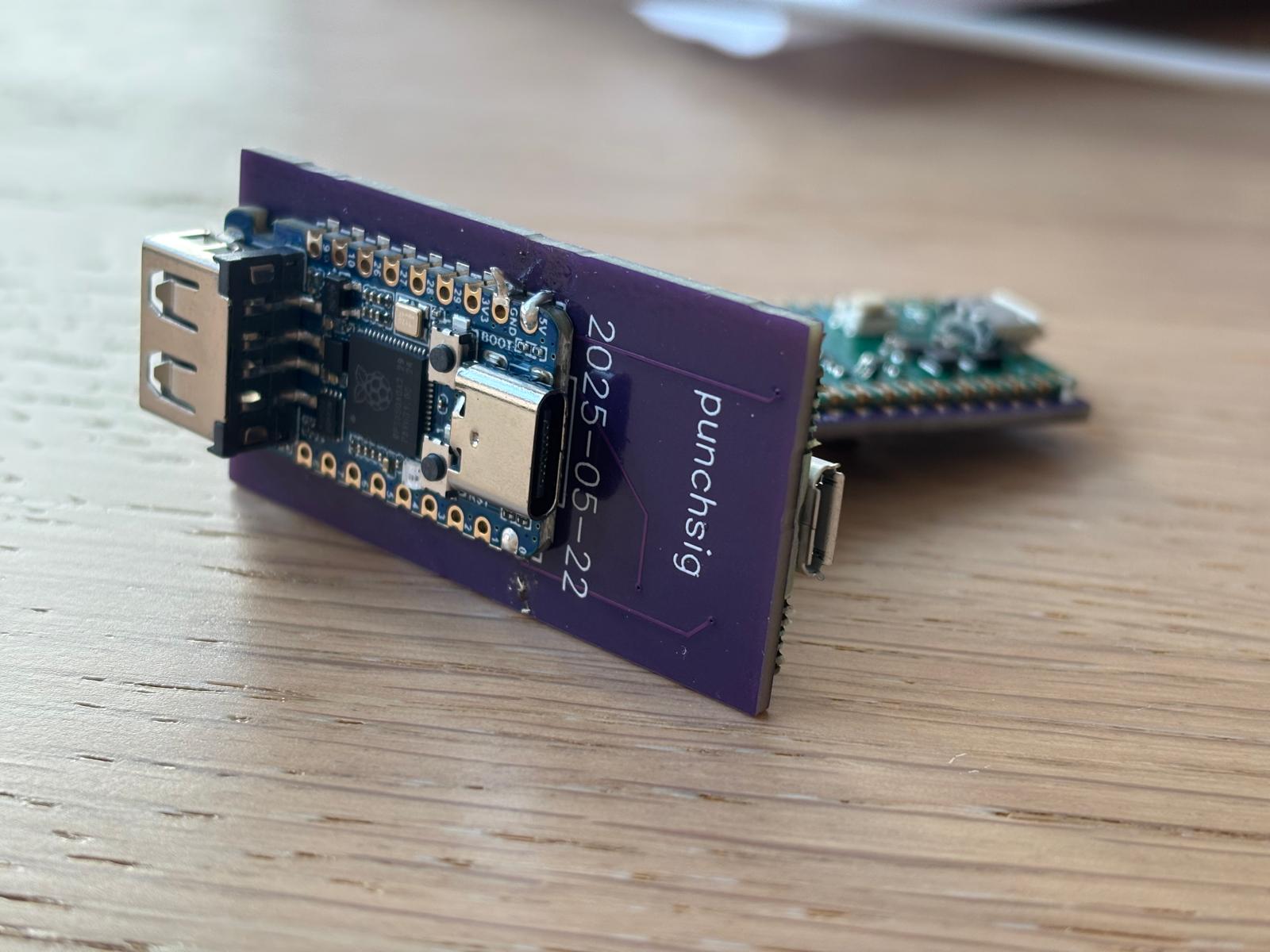 punchsig v1 USB daughterboard